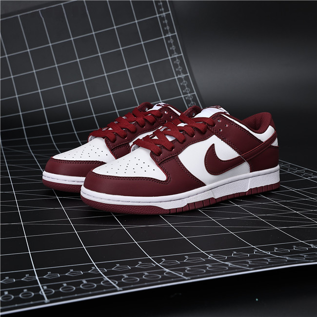 Women's Dunk Low Red/White Shoes 238 Women's Dunk Low Red/White Shoes 238